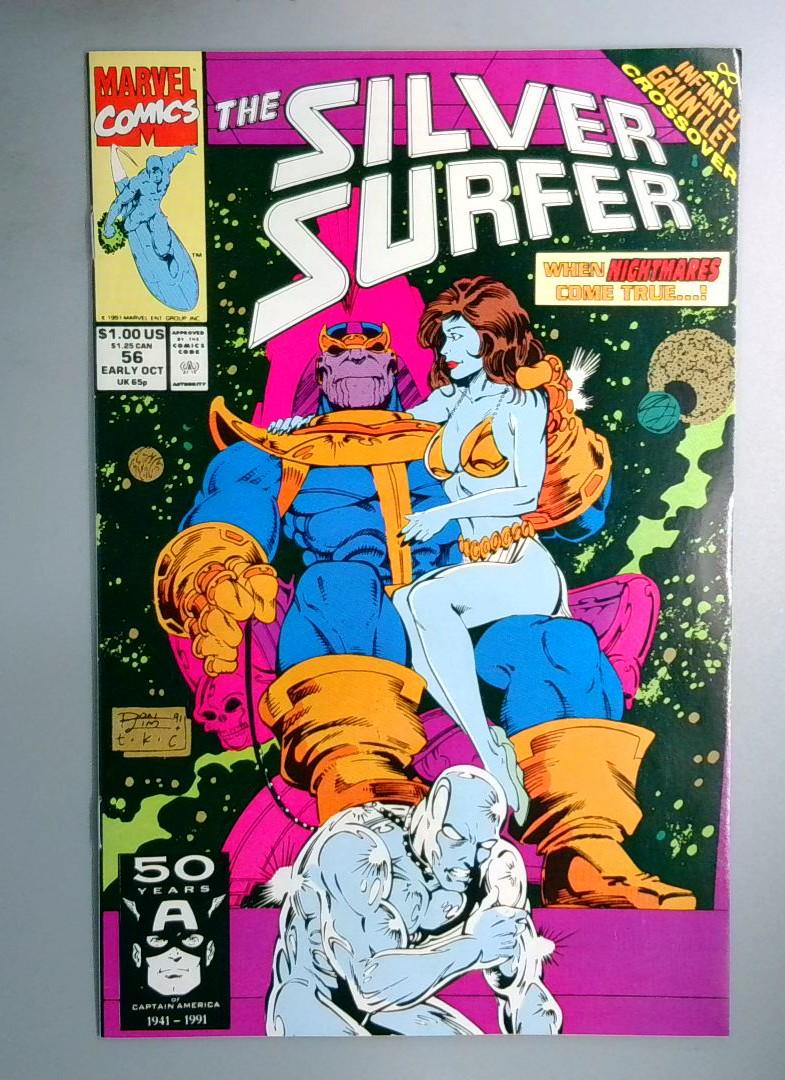 Silver Surfer #56 NM Thanos Marvel 1991