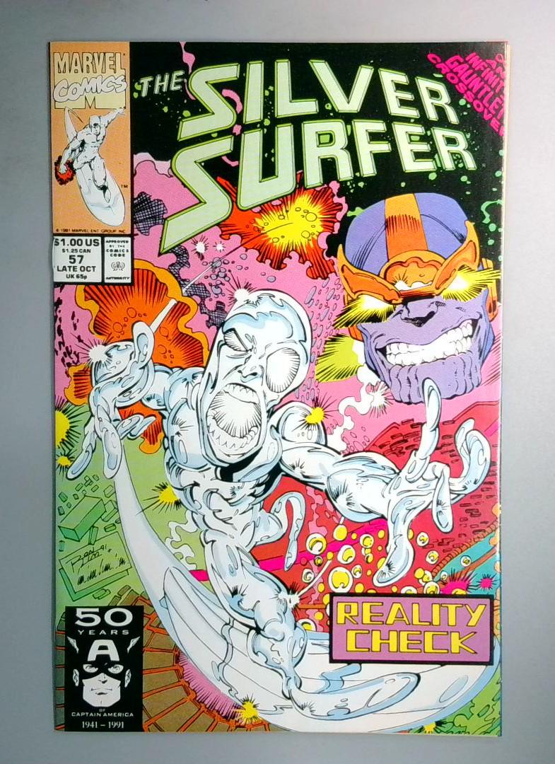Silver Surfer #57 NM Thanos Marvel 1991