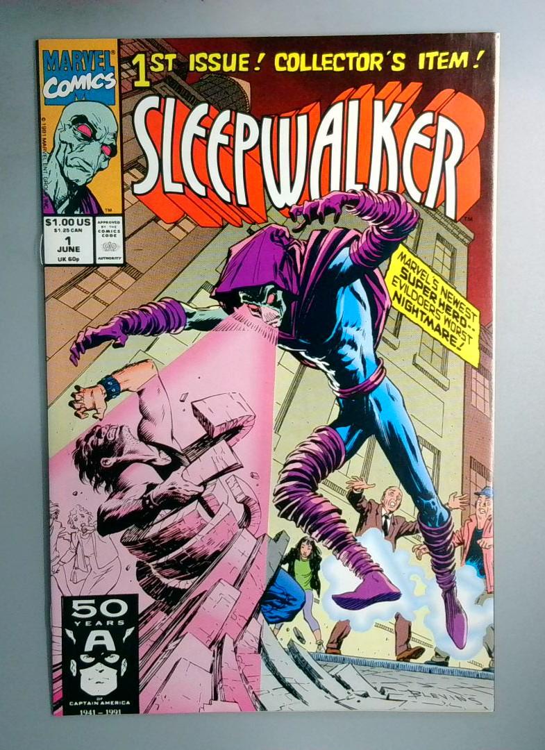 Sleepwalker #1 NM 1st Sleepwalker Nolan Ryan Insert Marvel 1991