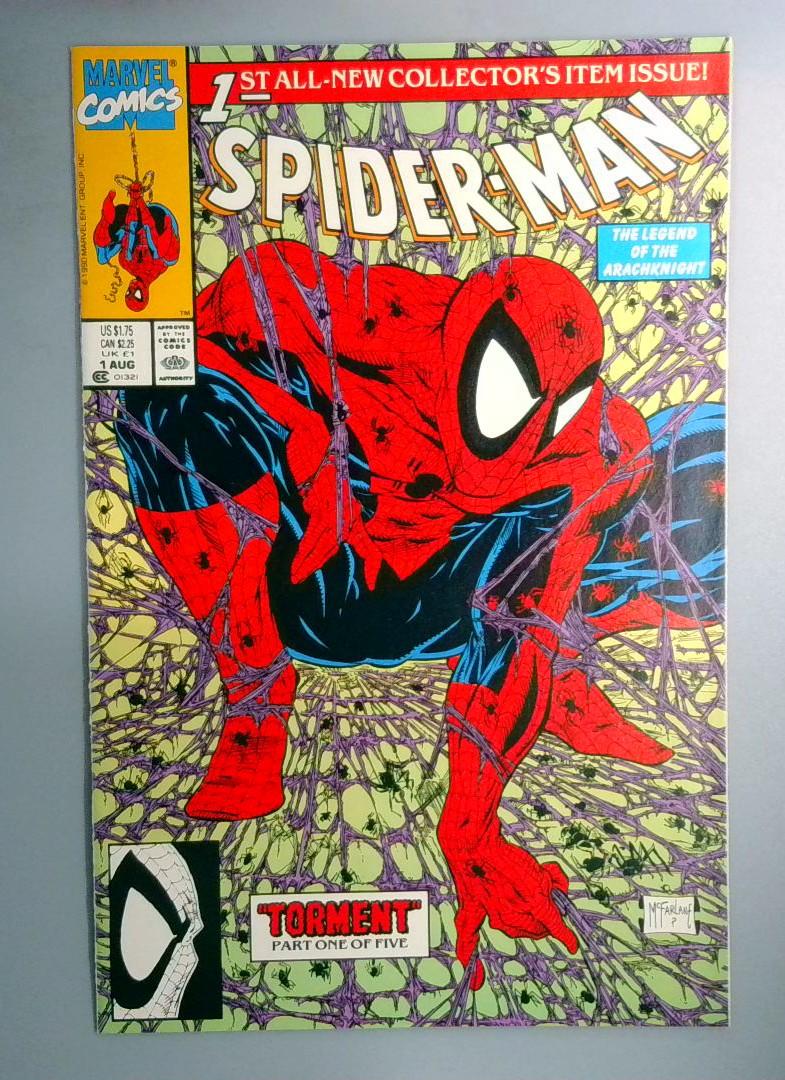 Spider-Man #1 NM Green Cover Marvel Comics, 1990