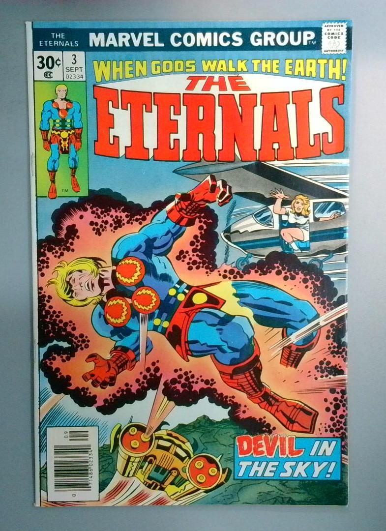 Eternals #3 VF+ 1st Sersi Marvel 1976 JR1