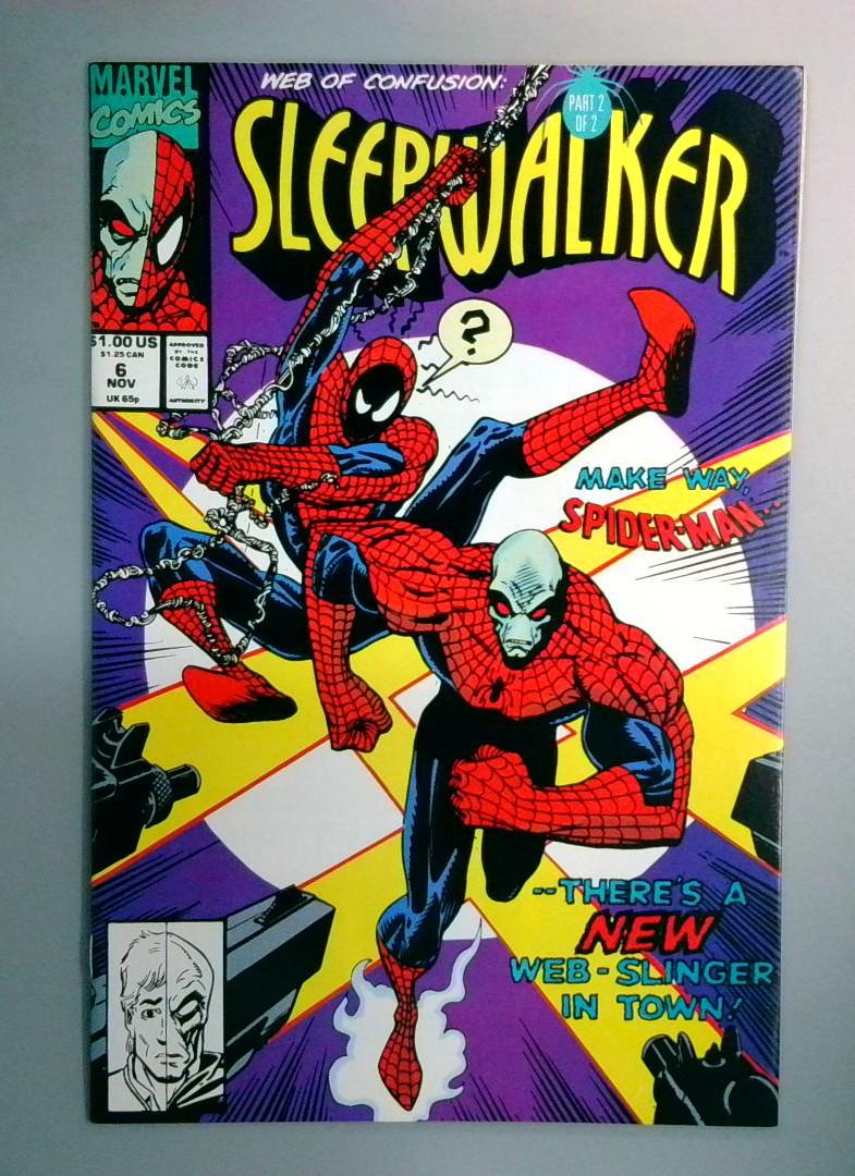 Sleepwalker #6 VF+ Direct Edition Marvel 1991