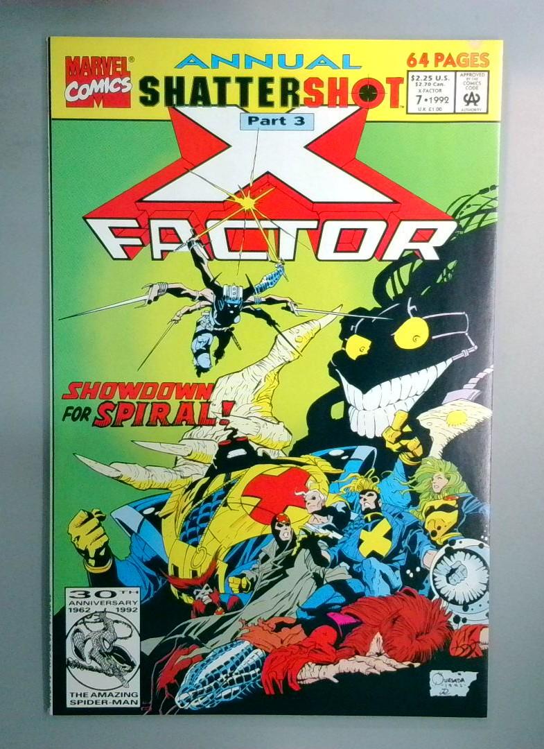 X-Factor Annual #7 NM- Direct Edition Marvel 1992