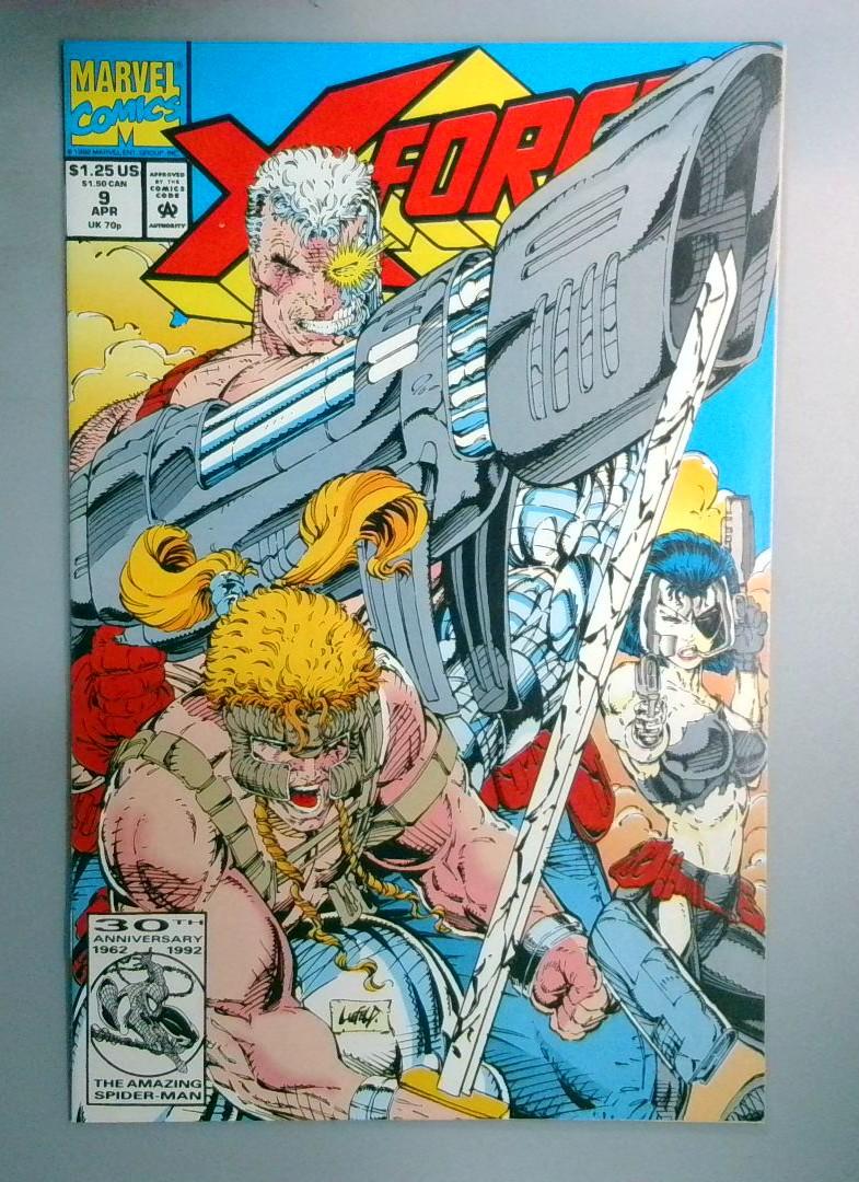 X-Force #9 NM Death of Masque Marvel 1992