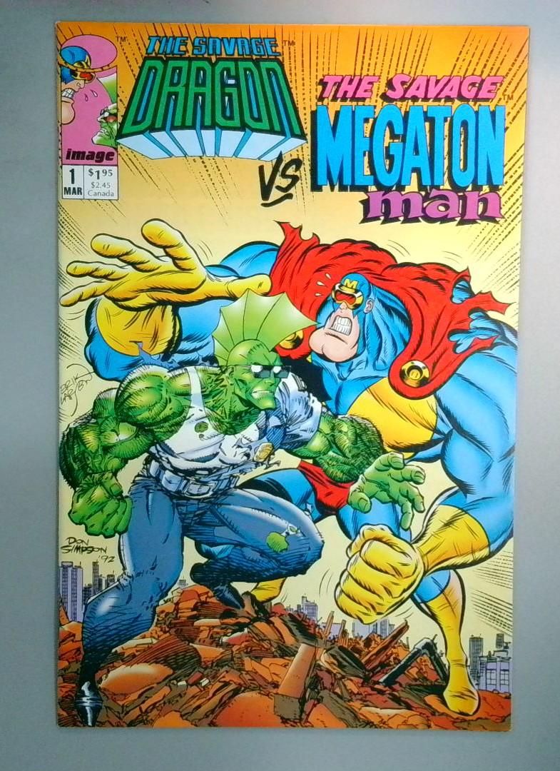 Savage Dragon #1 vs The Savage Megaton Man Image 1992