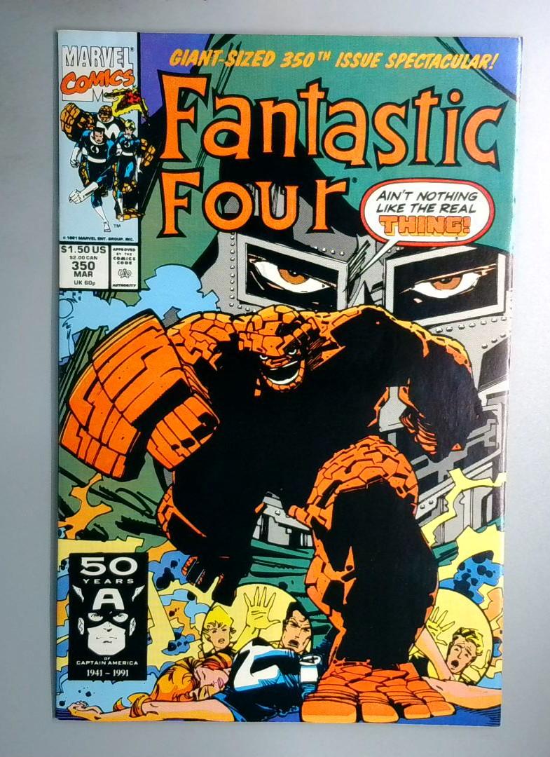 Fantastic Four #350 NM Double Size Marvel 1991