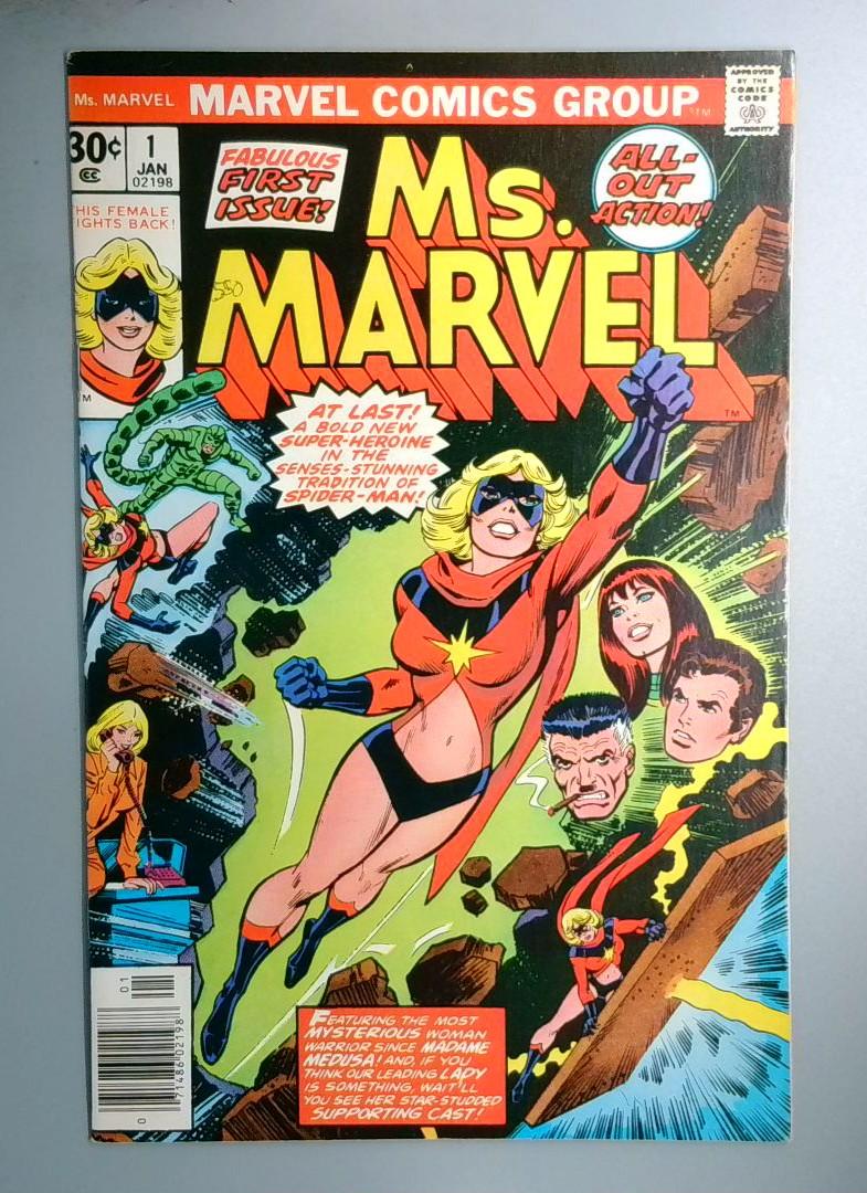 Ms. Marvel #1 VF+ 1st Carol Danvers as Ms. Marvel, Marvel Comics 1977