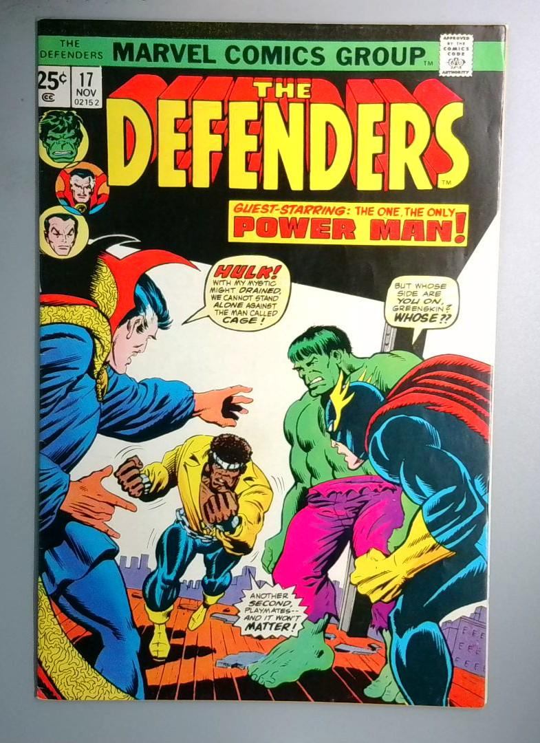Defenders #17 VF 1st Wrecking Crew (Cameo) Marvel Comics 1974