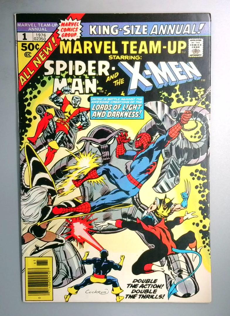 Marvel Team-Up Annual #1 FN/VF X-Men Marvel 1976