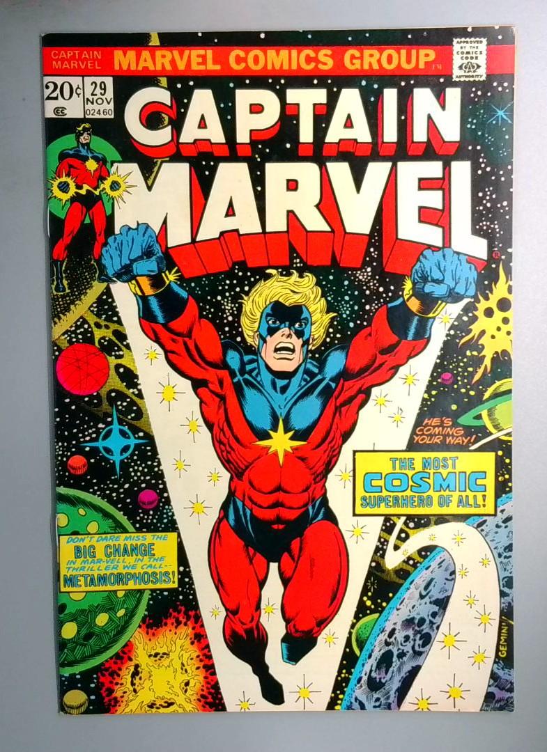 Captain Marvel #29 VF Classic Jim Starlin Cover Marvel 1973