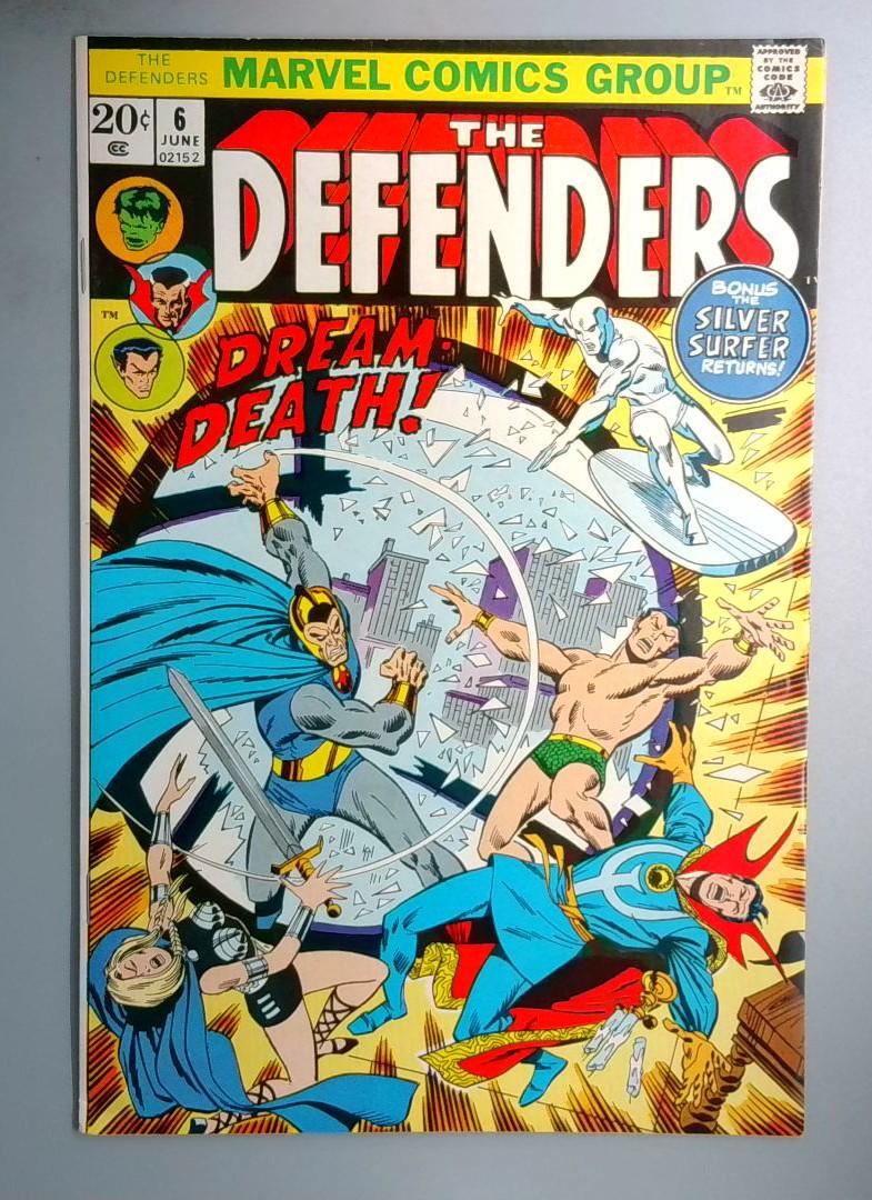 Defenders #6 VF 1st Appearance of Cyrus Black Marvel 1973