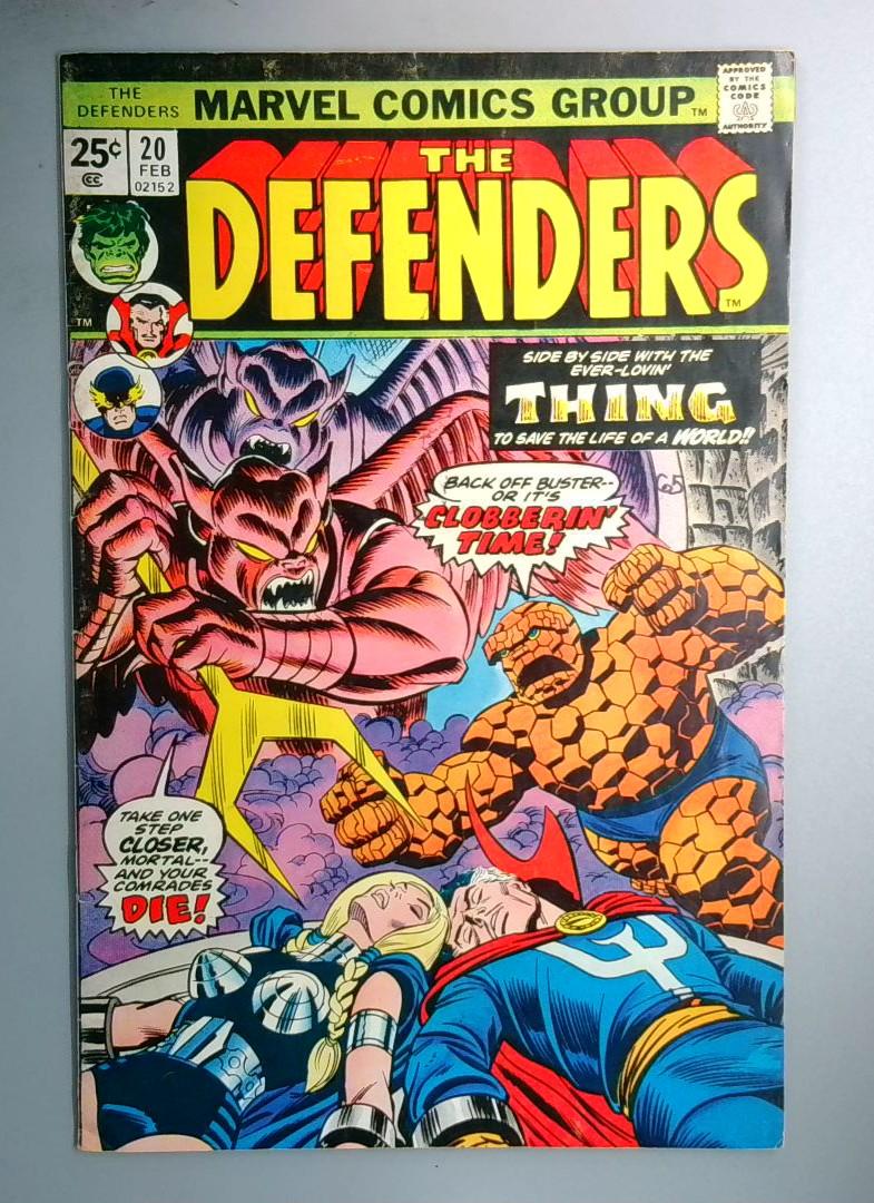 Defenders #20 No MVS Mavel 1975