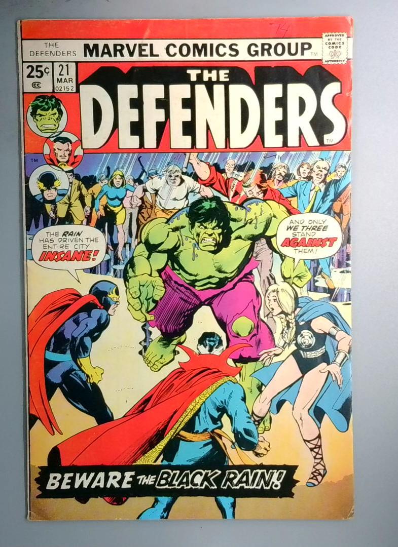 Defenders #21 1st Appearance Headmen Gorilla-Man Marvel 1975