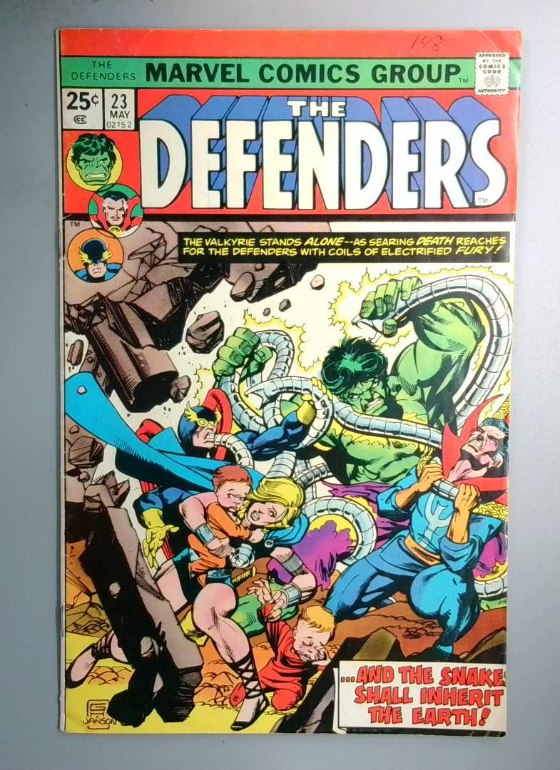 Defenders #23 Series a Marvel Value Stamp #78 the Owl Marvel 1975