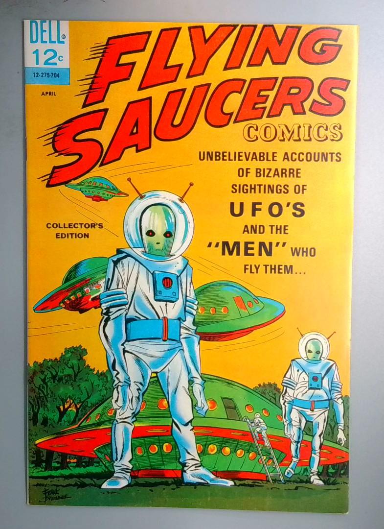 Flying Saucers #1 NM- SCARCE Dell 1967