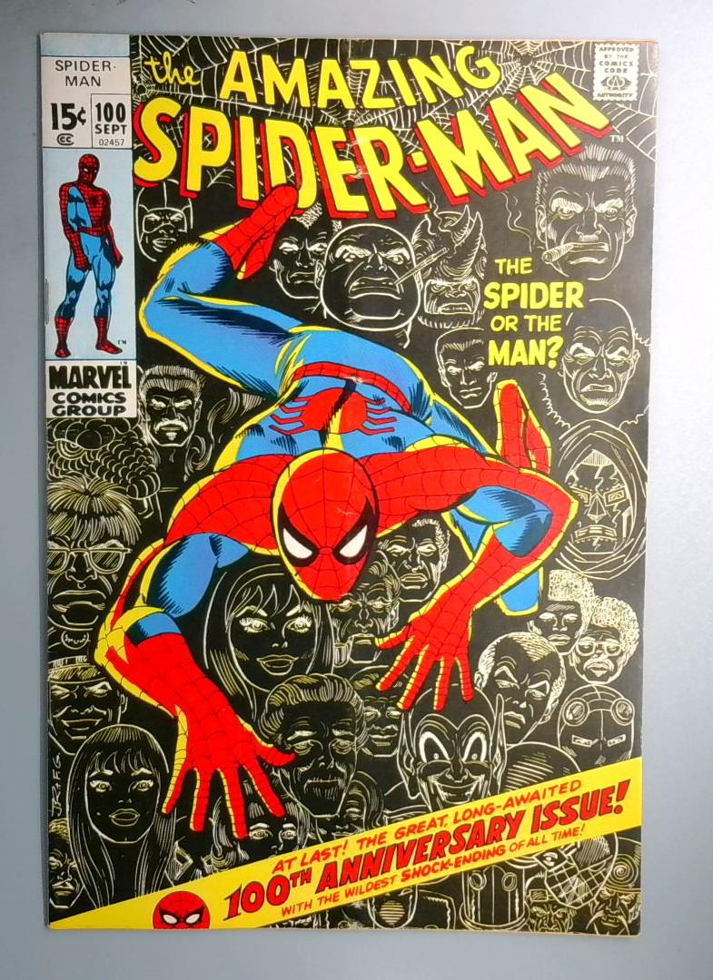 Amazing Spider-Man #100 FN- Classic 100th Anniversary Issue Marvel 1971