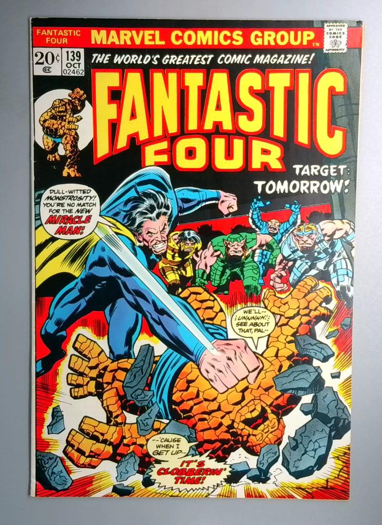 Fantastic Four #139 VG Miracle Man Appearance Marvel 1973