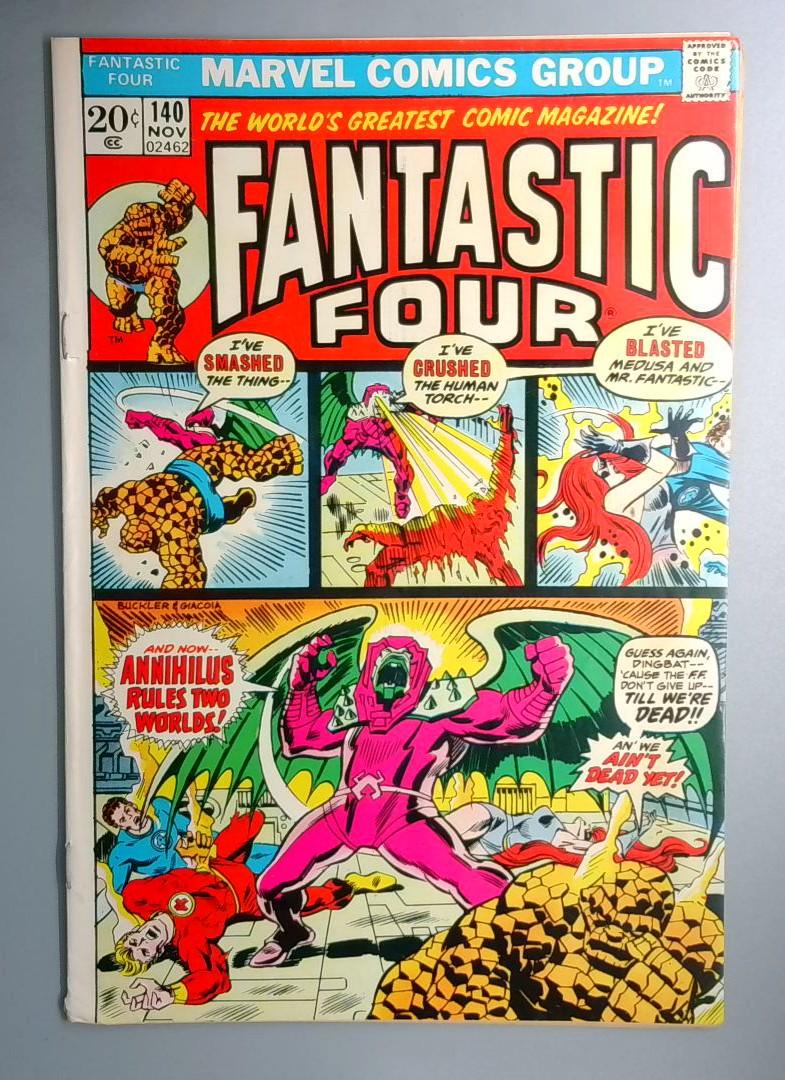 Fantastic Four #140 VG/FN Annihilus Marvel 1973 