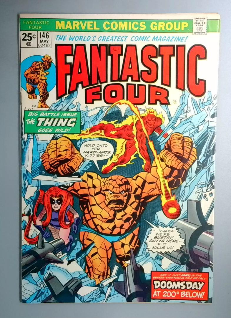 Fantastic Four #146 VG/FN Series a Marvel Value Stamp # Hela Marvel 1974