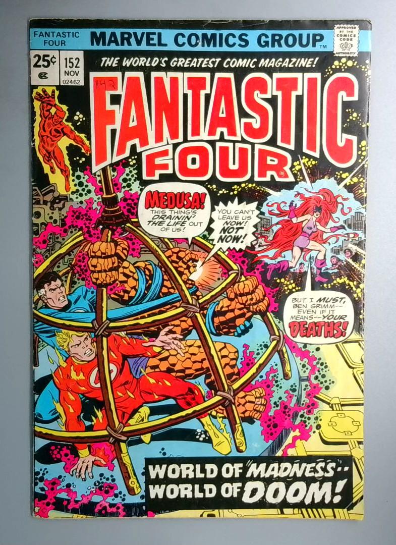 Fantastic Four #152 No Marvel Value Stamp Marvel 1974