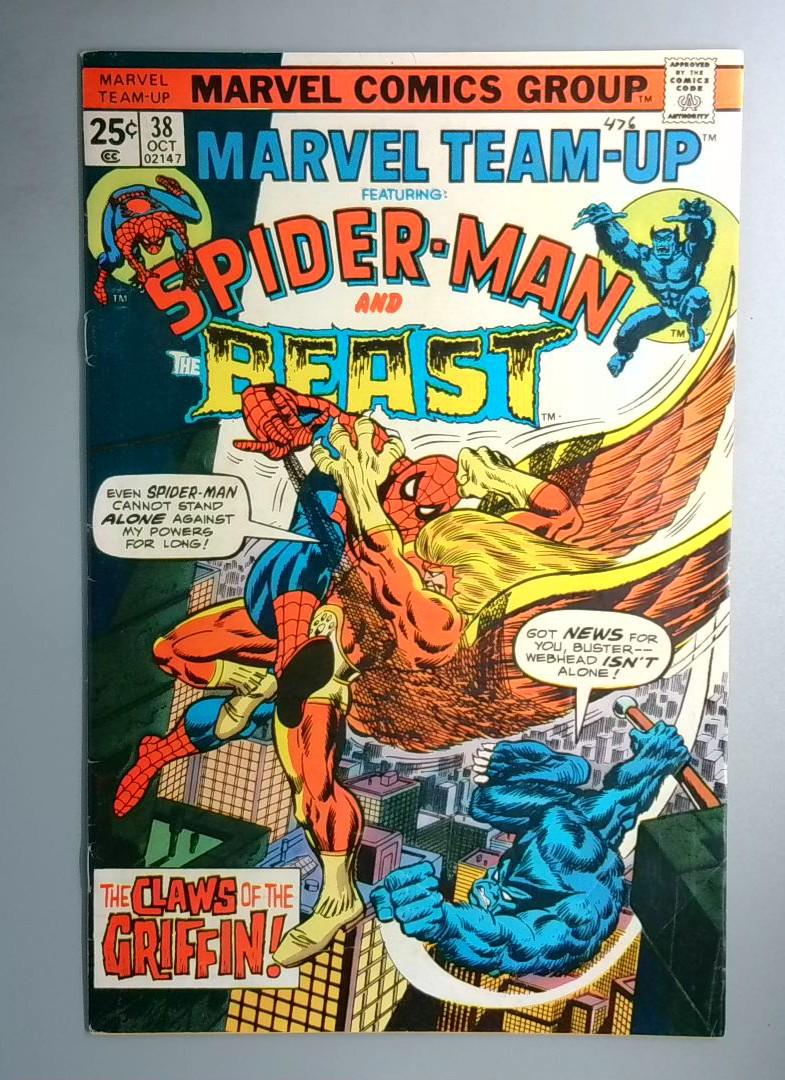 Marvel Team-Up #38 VG+ Beast Team-Up Marvel 1975