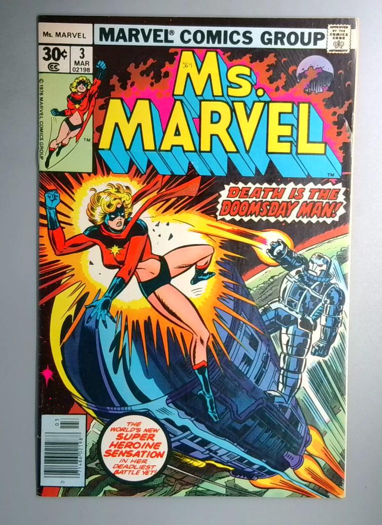 Ms. Marvel #3 FN+ Marvel Comics 1976