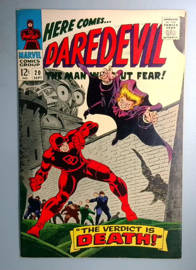 Daredevil #20 FN/VF  1st Gene Colan Issue, John Romita Cover Marvel 1966