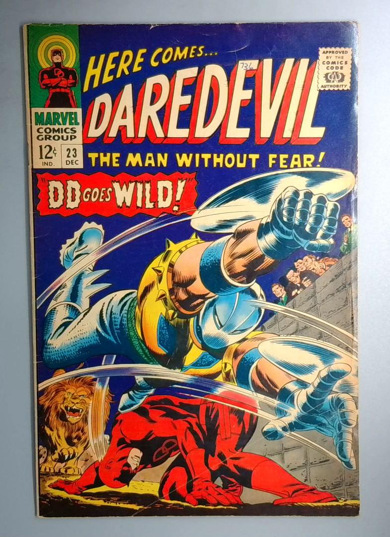 Daredevil #23 VG+ Gladiator Marvel 1966