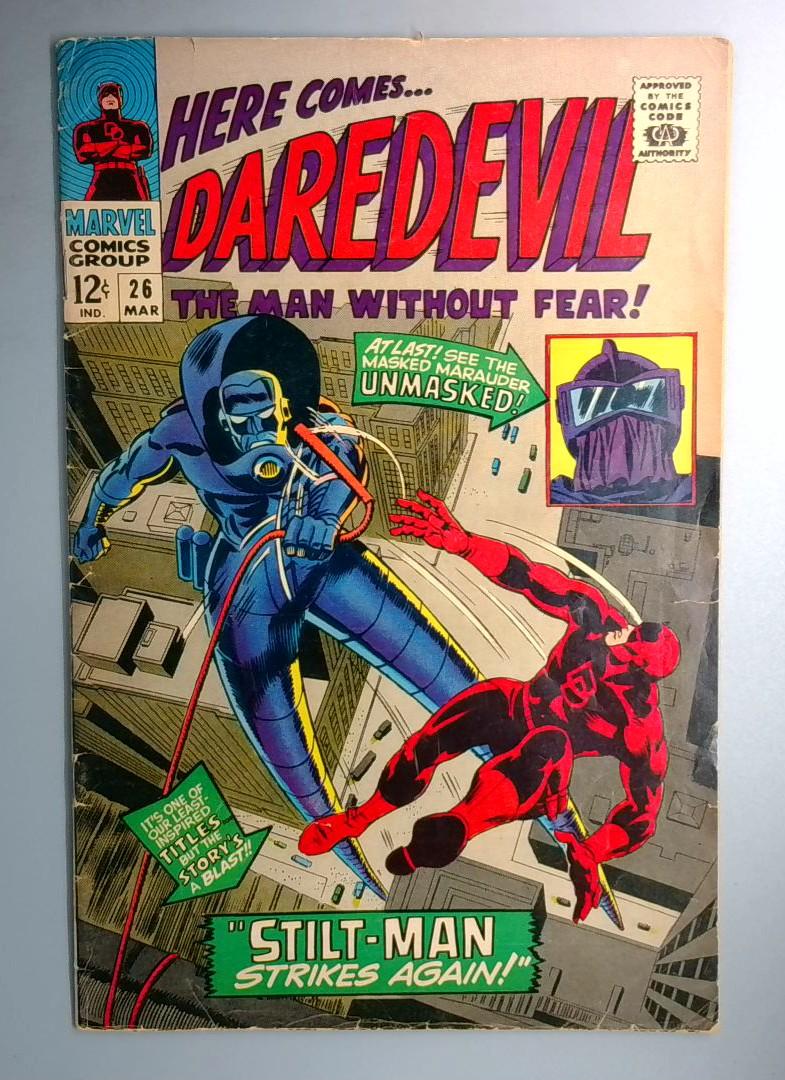 Daredevil #26 VG Stilt-Man Appearance Marvel 1967