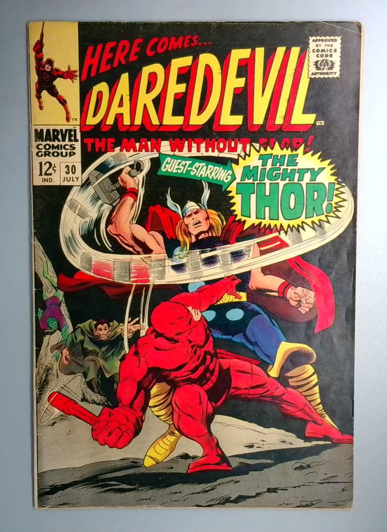 Daredevil #30 VG+ Thor, Mister Hyde, Cobra Marvel 1967