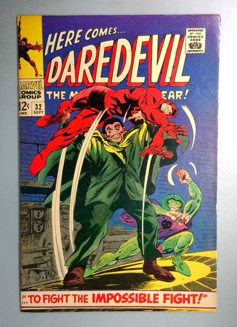 Daredevil #32 VF+ Cobra & Mr. Hyde Appearance Marvel 1967