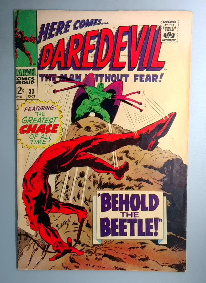 Daredevil #33 FN- Beetle Appearance Marvel 1967