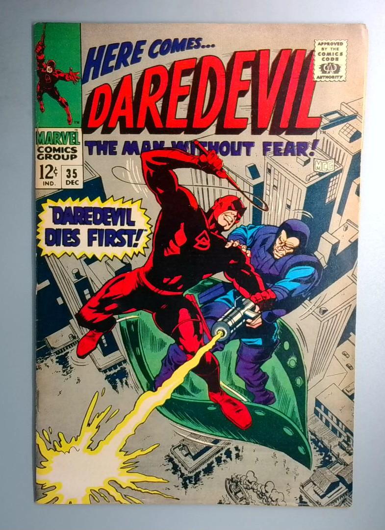 Daredevil #35 VF+ Invisible Woman, Trapster Marvel 1967