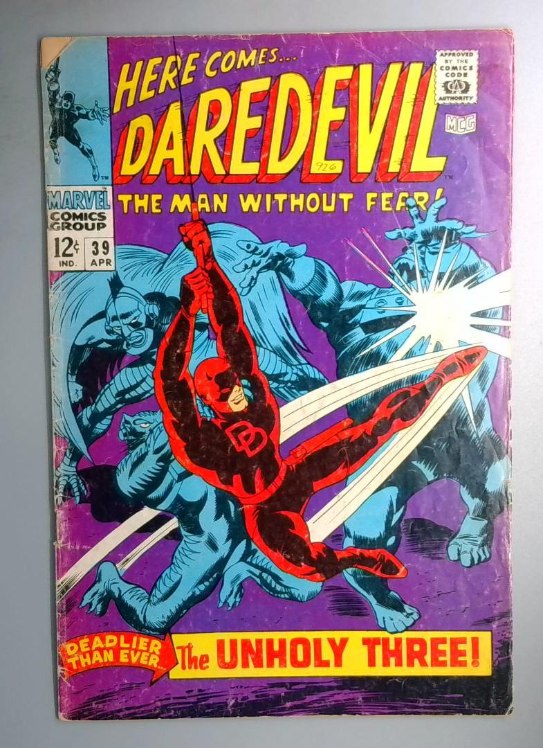 Daredevil #39 1st Appearance of Exterminator Phillip Sterling Marvel 1968