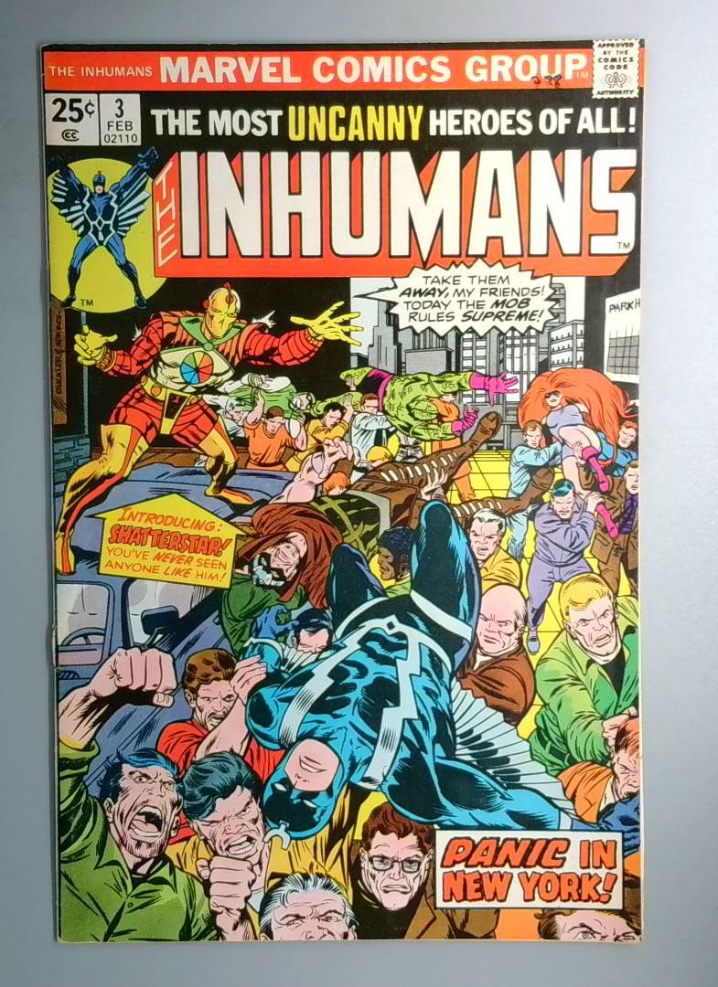 Inhumans #3 No MVS Marvel 1970
