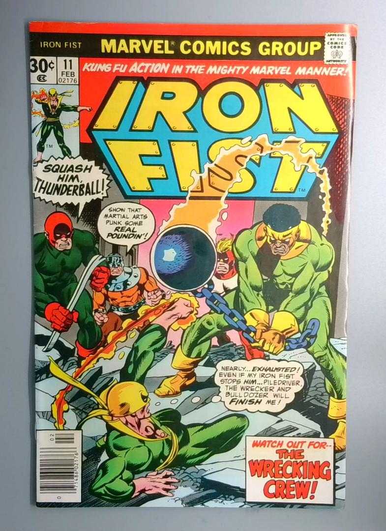 Iron Fist #11 FN Wrecking Crew Matt Murdock Marvel 1977