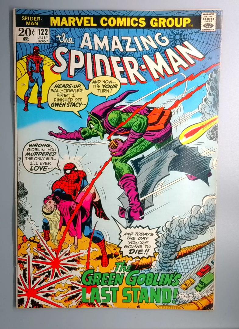Amazing Spider-Man #122 VF+ 🔑 Death of the Green Goblin 🔑 Marvel 1973