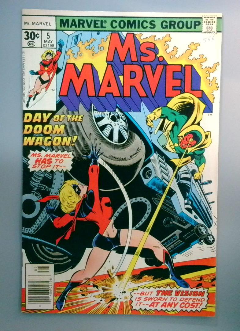 Ms. Marvel #5 NM- Vision Marvel 1977