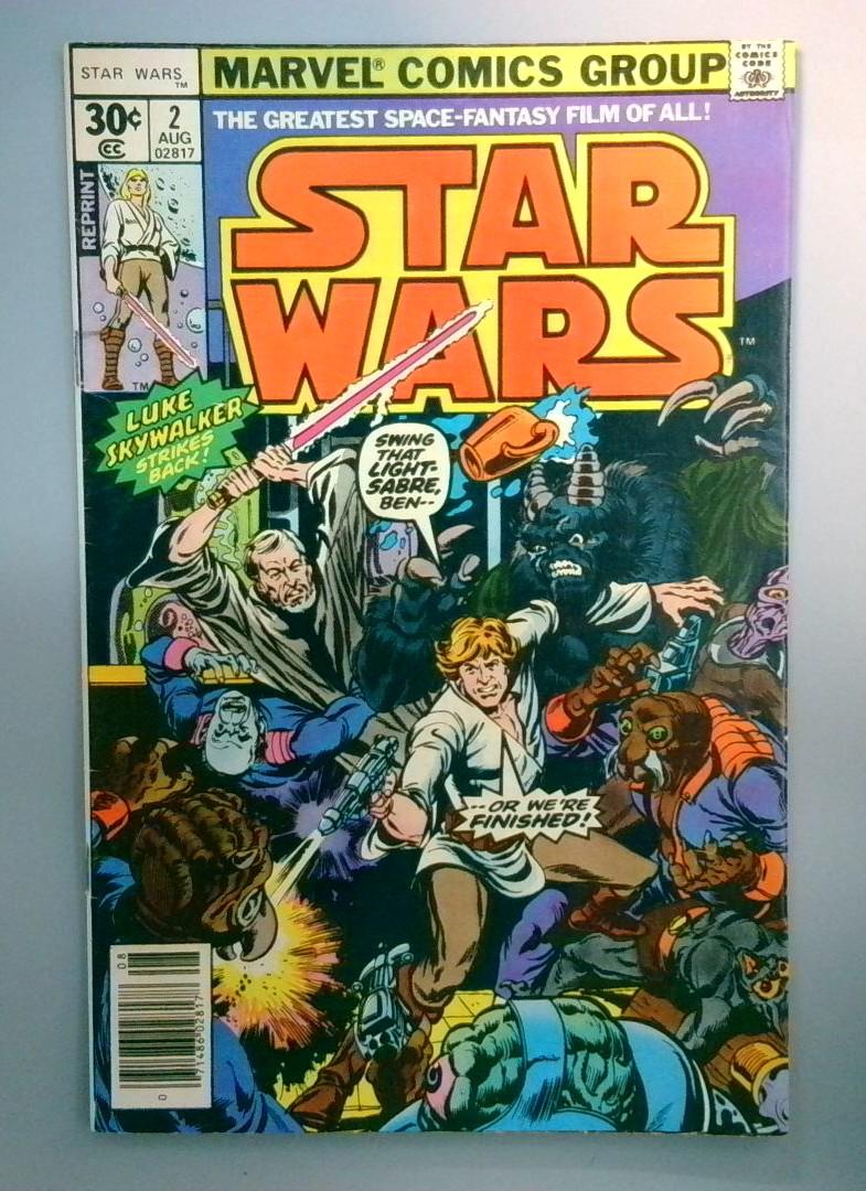 Star Wars #2 VG+ Reprint Marvel 1977