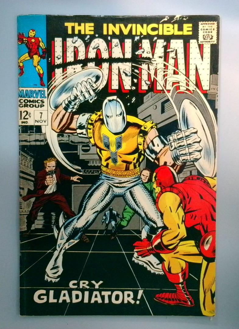Iron Man #7 FN Gladiator Appearance Marvel 1968