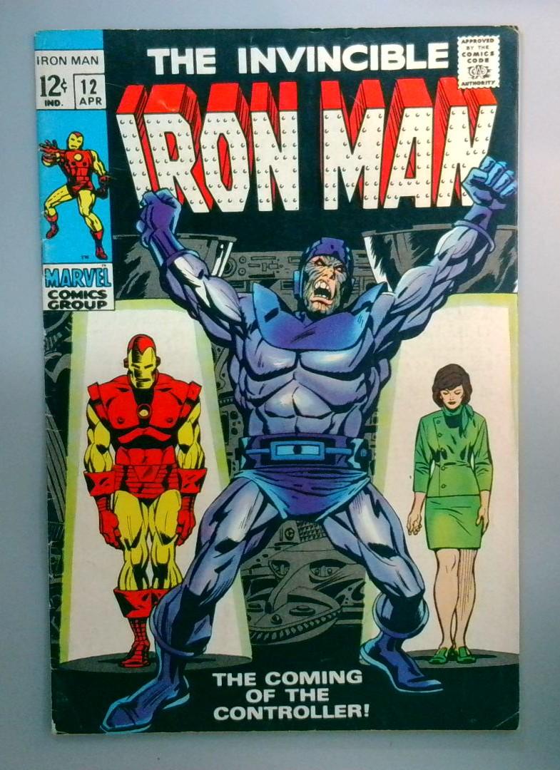 Iron Man #12 VG+ 1st Appearance of the Controller Marvel 1969