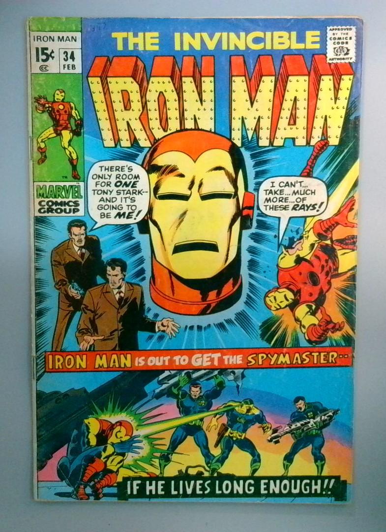 Iron Man #34 Spymaster Appearance Marvel 1971