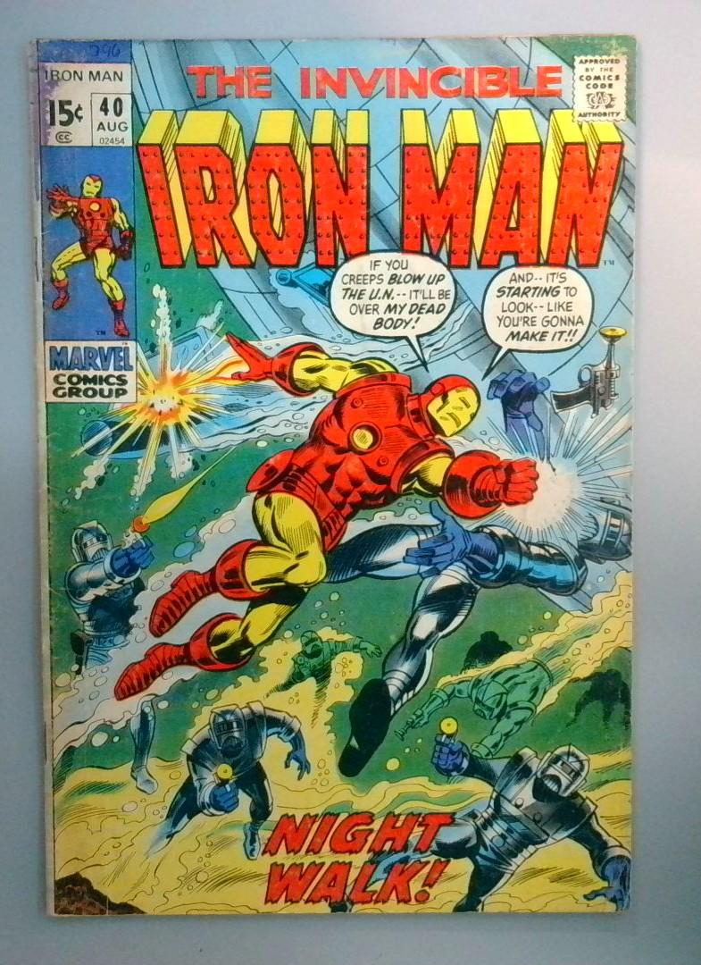Iron Man #40 White Dragon Marvel 1971