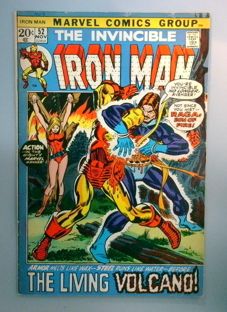 Iron Man #52 1st Appearance of Raga Marvel 1972