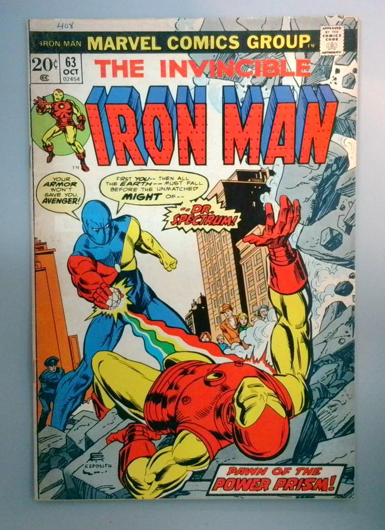 Iron Man #63 Doctor Spectrum Appearance Marvel 1973