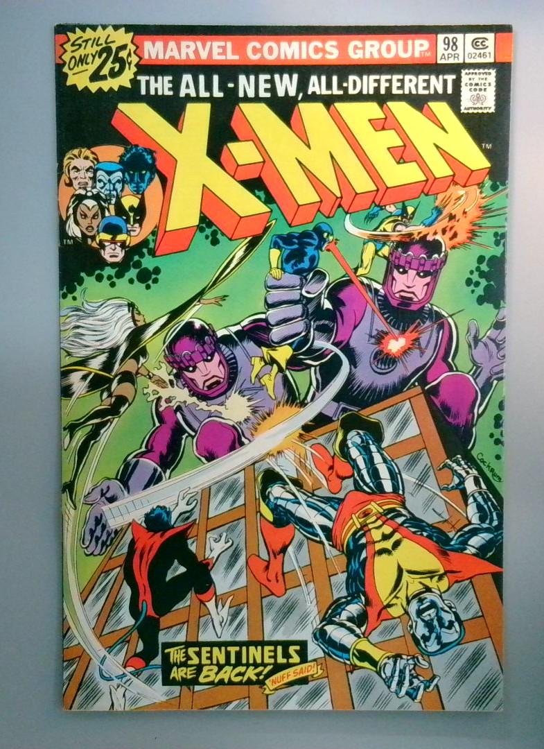 Uncanny X-Men #98 FN- 1st Amanda Sefton, Sentinels Cover Marvel 1976