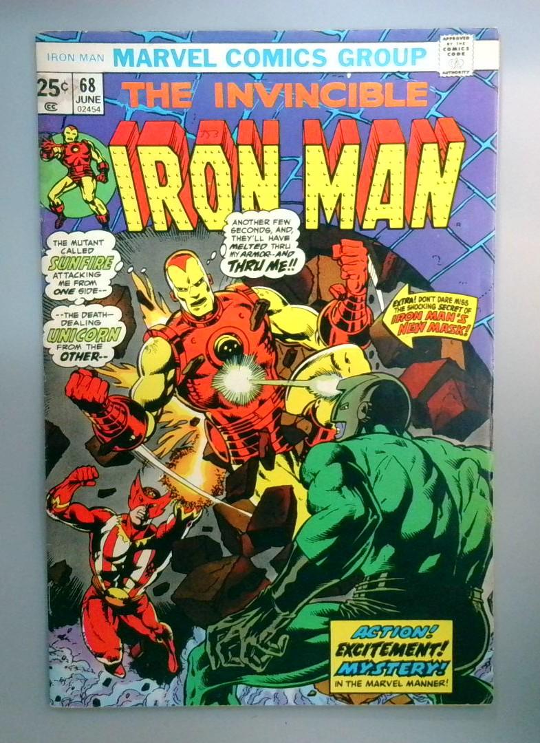 Iron Man #68 Sunfire Marvel 1974