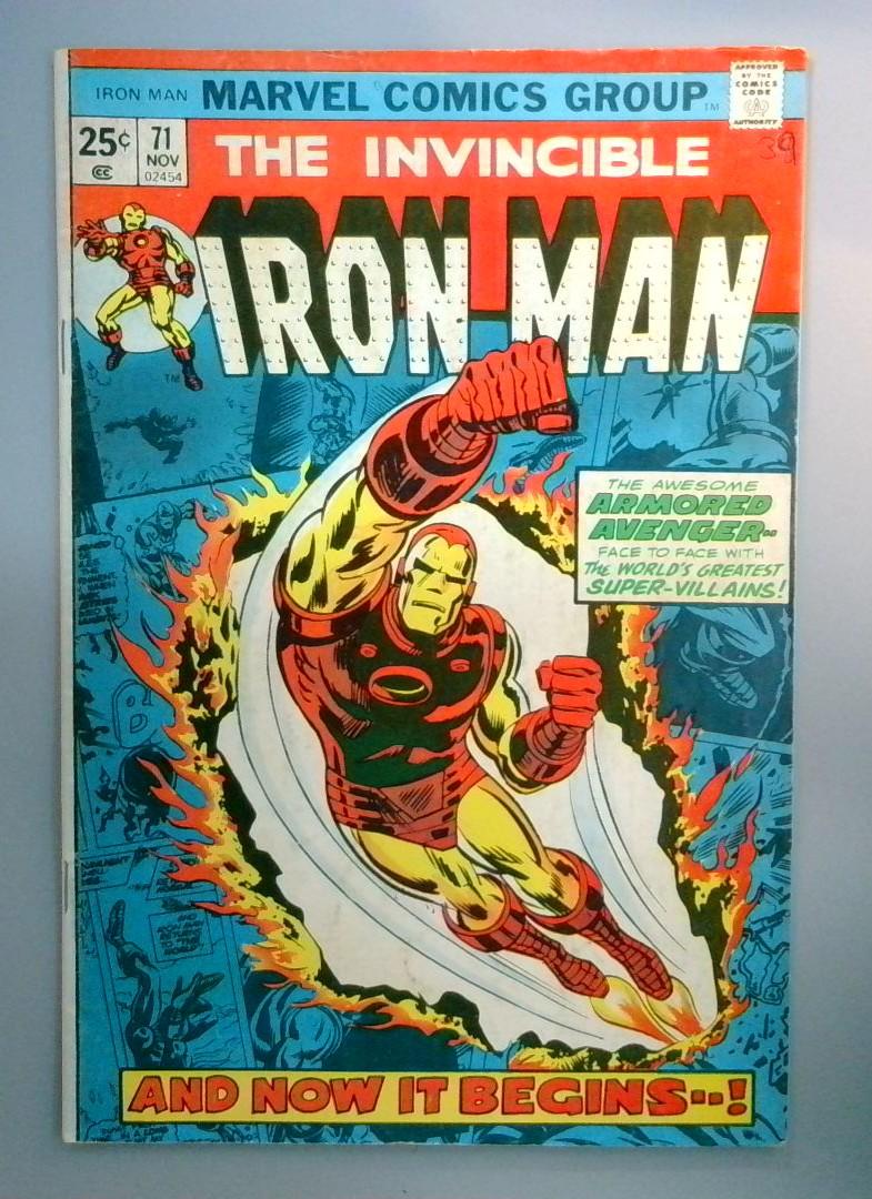 Iron Man #71 No MVS Marvel 1975