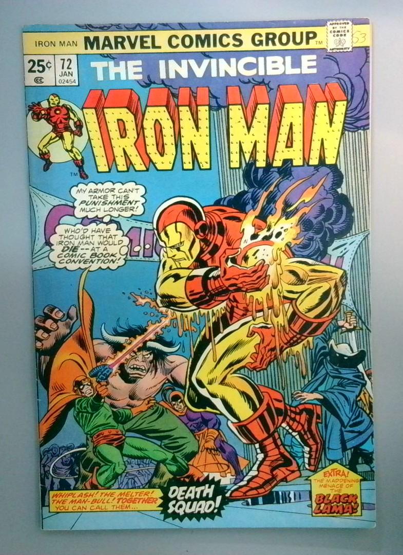 Iron Man #72 VF- 1st & Only Appearance of Death Squad Melter Marvel 1975