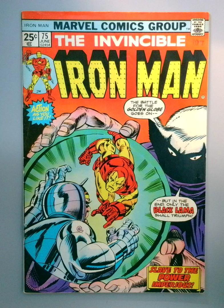 Iron Man #75 M.o.d.o.k. & Yellow Claw Appearance Marvel 1975